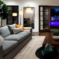 thumbnail image 2 of Brightech Trilage 9.5W LED Bulb 3 Lights with Shades Arc Floor Lamp, Black, 2 of 9
