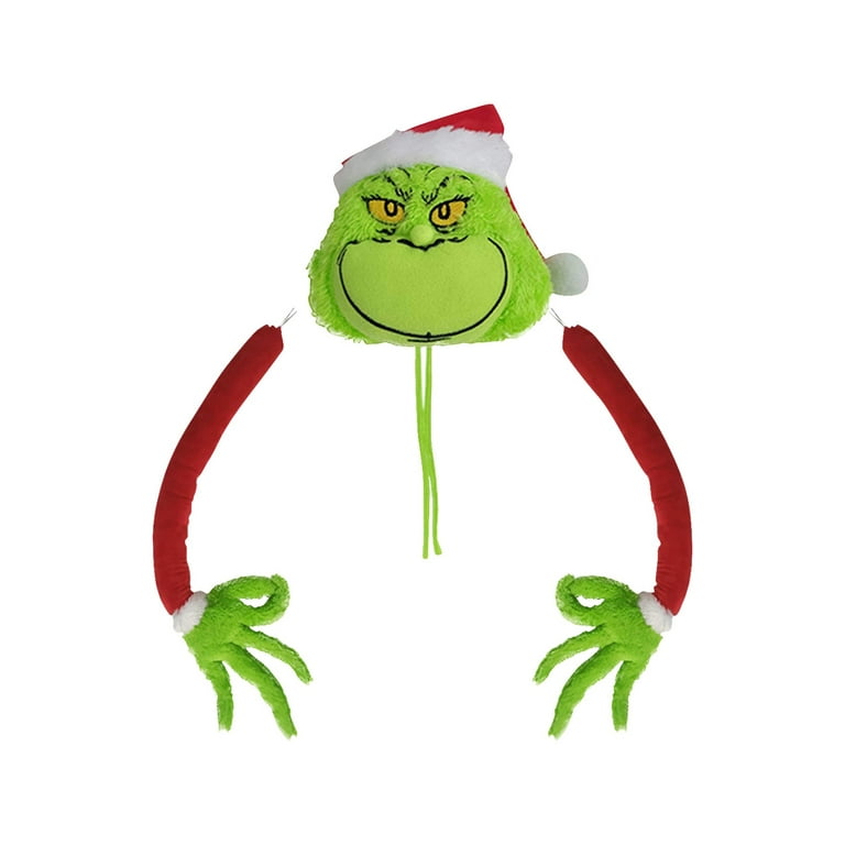 Grinch stole Christmas stuffed elf head gifts for kids 