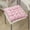 Pink, variant on Polka Dots Chair Cushion - 40x40cm (15.75") Square Seat Pad | Soft Polyester Filling | Reversible Designs | Machines Washable | for Home, Office, Garden & Car - Coffee Color