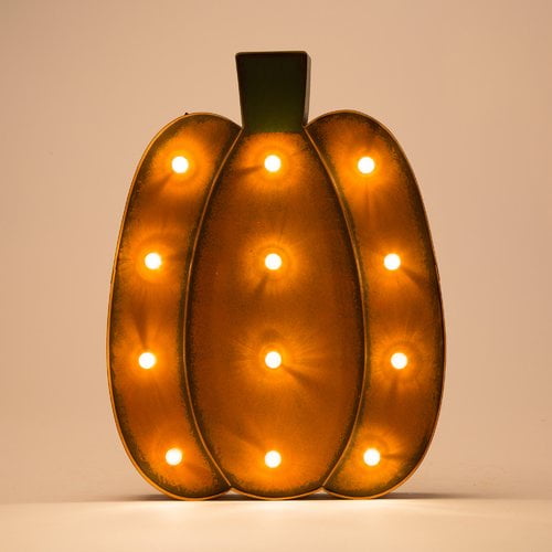 Glitzhome Marquee LED Pumpkin