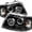 Black, variant on Spyder Ford Expedition 03-06 Projector Headlights - LED Halo - LED ( Replaceable LEDs ) - Black - High 9005 (Not Included) - Low 9006 (Not Included)