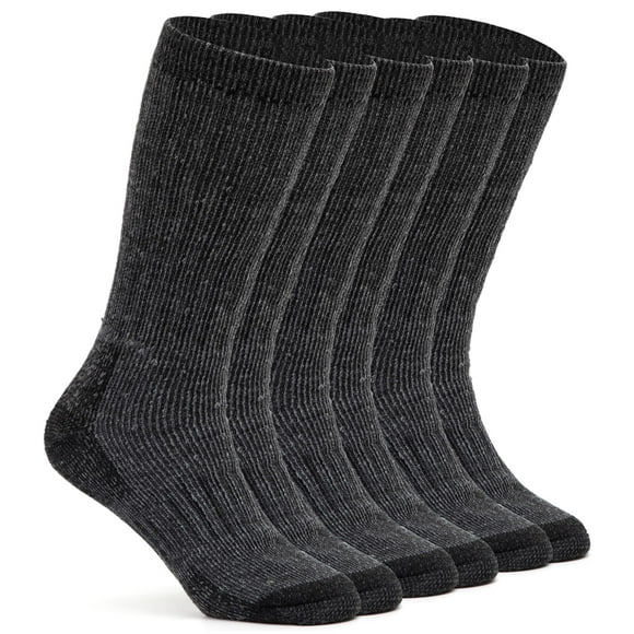 Calcetines térmicos de senderismo Alvada de lana merino para hombre, 3 pares