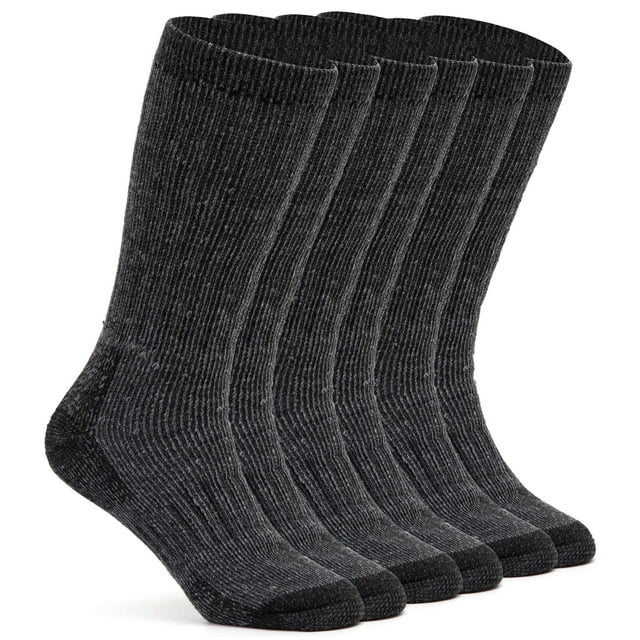 Calcetines térmicos de senderismo Alvada de lana merino para hombre, 3 pares