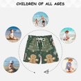 thumbnail image 6 of FORMRS Boys Swim Trunks Quick Dry Mesh Liner Boardshorts Sizes XS-XL, Christmas Cartoon Gingerbread Pattern, 6 of 7