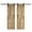 Unfinished, variant on Coast Sequoia 48 in x 84 in S Series DIY Knotty Wood Double Sliding Barn Door With Hardware Kit (Unfinished)