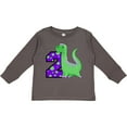 thumbnail image 3 of Inktastic 2nd Birthday Dinosaur Boys Long Sleeve Toddler T-Shirt, 3 of 5