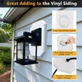 thumbnail image 4 of Siding Mounting Kit, 8141DBL Outdoor Light Mounting Block, Siding Mounting Plate for Lap Double and 4 Inch Siding White, 4 of 6