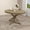 Natural Wood Wash, variant on Trilenars Extendable Dining Table, Solid Wood Oval Dining Table For 6, Functional Extendable Retro Dining Table With 12" Leaf X-shaped Base For Kitchen