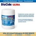 thumbnail image 4 of DisCide Ultra Surface Disinfectant Cleaner Wipe Canister Herbal Scent 60 Ct 10DIS, 4 of 6