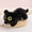 A  45CM, variant on Soft Fluffy Black Cat Plush Toy, Cute Lying Kitten Stuffed Animal, Cozy Cuddle Pillow & Gift for Kids