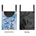 thumbnail image 7 of SEANATIVE Butterfly Clothespin Bag with Hanging Hook Aesthetic Clothes Pin Holder 2 Pcs Waterproof Clothes Pin Hanging Bag Clothespin Storage Organizer with Large Opening, 7 of 7