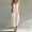 Beige, variant on Capris Bodysuit for Women, Summer Loose Casual Solid Color Sleeveless Jumpsuit with Pockets Casual Cropped Pants