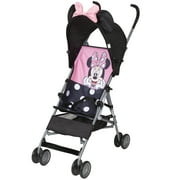 Angle View: Disney Baby Comfort Height Character Umbrella Stroller with Basket, Peeking Minnie