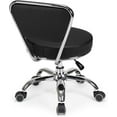 thumbnail image 3 of MAYAKOBA Dayton Garage Rolling Seat (Black) Pneumatic, Short Stool with Adjustable Height 13"-15", Perfect for Garage Task, Home Cleaning, Bathroom Short Seat, Technician Task, 3 of 7