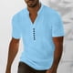 thumbnail image 1 of pstuiky camisetas de hombre, Camiseta/Camisa informal de manga corta con cuello redondo y color liso para hombre camisas casuales para hombre xxl, 1 of 9