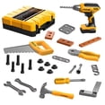 thumbnail image 4 of Flooyes Kids Boys Tool Set,STEM Education Learning Toys with Tool Box for Toddlers Ages 3-6, Birthday Christmas Gifts for Boys.(Yellow), 4 of 6