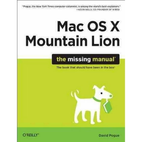 Missing Manuals: OS X Mountain Lion: The Missing Manual (Paperback)