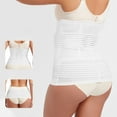 thumbnail image 6 of BLTIBY Womens 2 in 1 Postpartum Belly Band Wrap, C-Section Support Belt, Post Partum Support Recovery Waist/Pelvis Belt, Hysterectomy Belly Band Binder Girdle Stomach White M, 6 of 7