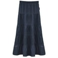 thumbnail image 6 of Girl's Ankle Length Long Denim 5 Tiered Skirt 4 to 18 years old, 6 of 6