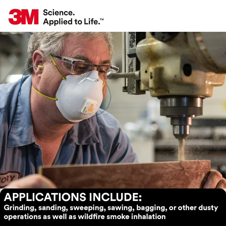 3M 07185 N95 Particulate Respirator 80 Pack