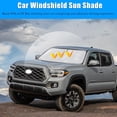 thumbnail image 4 of GHSDFBB Car Windshield Sun Shade Foldable,Sun Protection for Car Front Windshield,Sun Protector for UV Ray,Car Interior Accessories for Sun Heat,Fit for 2016-2024 Toyota Tacoma, 4 of 7