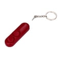 thumbnail image 3 of 1Pc Anti-Lost Keychain Alarm, 120Db Dual Speakers With Led Light Red Personal Safety Alert Device, For Elderly Women Kids Emergency Self-Defense Night Walking Shopping Traveling, 3 of 4