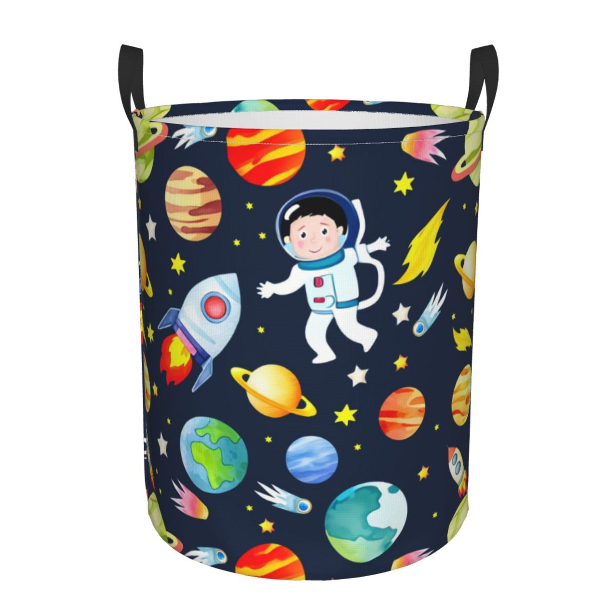 DouZhe Waterproof Collapsible Large Laundry Baskets, Space Rocket ...