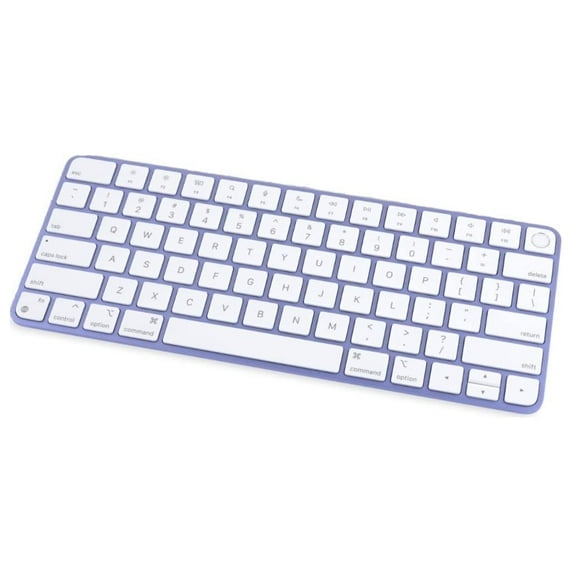 Restored Apple Magic Keyboard with Touch ID for Mac Models Silicon (QWERTY English) Purple (Refurbished)