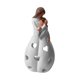 thumbnail image 2 of Mamá de la hija Estatua de la estatua del escritorio Candeler Soporte de figura moderna para la sala de estar del escritorio de entrada, 2 of 9