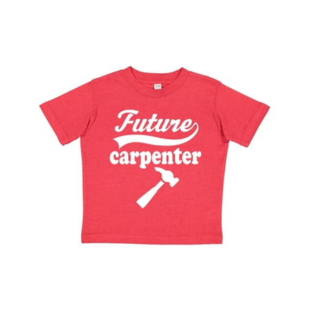

Inktastic Future Carpenter Shirt Occupation Gift Toddler Boy or Toddler Girl T-Shirt