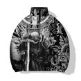 thumbnail image 2 of 2024 Warrior Print Nuevo en Parkas Modernas y Versátiles Acolchado Largo Cómodo y Cálido Chaquetas para Hombre Abrigo de Invierno para Hombre, 2 of 4