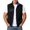 Black, variant on WRFWUL Mens Sleeveless Stand Collar Zip Up Vest Lightweight Loose Baseball Shirts Fall Outdoor Hiking Casual Sports Jacket with Pocket
