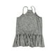 thumbnail image 2 of bar III Peplum Racerback Tank Top para Mujer, Gris, XX-Pequeño, 2 of 2
