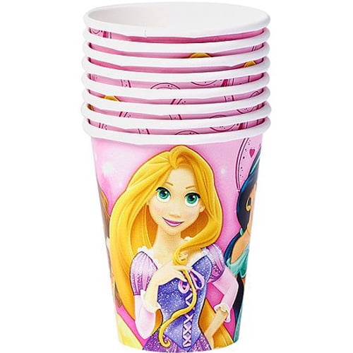 Pack of 8 Disney Unique Party 71607-200ml Violetta Plastic Cups