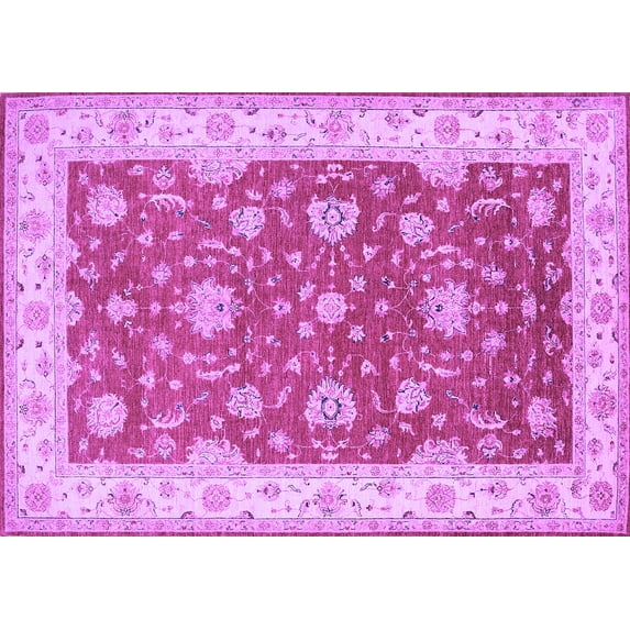 Ahgly Company Indoor Rectangle Persian Purple Traditional Area Rugs, 2' x 3'