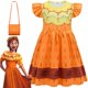 thumbnail image 1 of Nuevo Encanto Madrigal Ropa de niña Ncanto Charm Dress Carnival Virgin Kids Princess Mirabel Isabela Vestido de fiesta de cumpleaños Clothing4-5T (Etiqueta 120) Gao Jinjia LED, 1 of 2