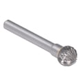 thumbnail image 1 of Ball Shape Burrs File YG8 Alloy Double Cut Woodworking Carving Bit for Tool Manufacturing, 1 of 7