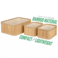 thumbnail image 3 of Maison 3-pc. Bamboo Storage Bin Set, 3 of 6