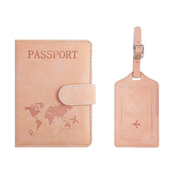 Passports Holder Cover Wallet With Luggage Tages Rfids Blocking Case Travel Essential Accessories Travel Must Ha