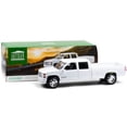 thumbnail image 3 of Greenlight 19072 1997 Chevrolet Silverado 3500 Custom Pickup Truck Olympic White 1 by 18 Scale Diecast Model Car, 3 of 3