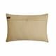 thumbnail image 3 of Funda de almohada lumbar decorativa HomeCentric beige, 30 x 45 cm (12 x 18 pulgadas), yute, funda de almohada rectangular con cinta, estilo contemporáneo a rayas - Jute Journeys, 3 of 4