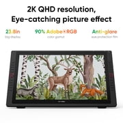 XPPen الفنان 23.8 في الرسم اللوحي 2 K QHD عرض الرسومات مع 20 مفاتيح الاختصار (مع اثنين من الأقلام)