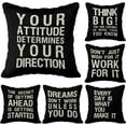 thumbnail image 6 of Inspiring Saying Quote Motivational Phrases Dinosaur Throw Pillow Case, 18 x 18 Inch Set of 6, Gifts Nursery Child Classroom Decoration, Pillows Cover for Sofa Couch Bed, Gifts Son, Daughter, 6 of 10
