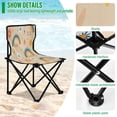 thumbnail image 4 of BZSMCE Camping Chairs Modern Sunny Daydreams Pattern Folding chair, 4 of 8