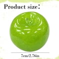 thumbnail image 3 of Apple Squishy, Green Apple Stress Ball, Silicone Fidget Stress Reliever, Slow-Rise Squeeze Stress Reliever, Desktop Decor, 2.8-Inch, 3 of 6