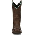 thumbnail image 4 of Justin Boots Womens Raya Embroidered Square Toe Cowboy  Mid Calf Boots, 4 of 7