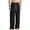 Black, variant on KeShDi Linen Jogger Pants for Men Travel Pants Men's Casual Stretch Waistband Drawstring Pocket Straight Leg Full Length Pants Beige 3X