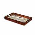 thumbnail image 5 of World Map Vintage Burlwood Serving Tray, 5 of 5