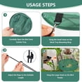 thumbnail image 4 of 20'' Bird Seed Catcher Tray for Bird Feeder, Birdseed Hoop for Hanging Bird Feeder Platform, Outdoors, Backyard, Garden, 1 Count, 4 of 6