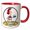 Red/White, variant on 3drose, Funny Worlds Greatest Cafe Waitress Occupation Job Cartoon, 15oz Mug
